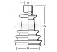 BCB2115 BORG and BECK - купить в магазине запчастей по Украине