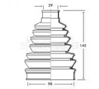 BCB2284R BORG and BECK - купить в магазине запчастей по Украине