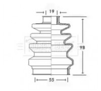 BCB2418 BORG and BECK - купить в магазине запчастей по Украине
