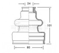 BCB2651 BORG and BECK - купить в магазине запчастей по Украине