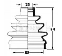 BCB6033 BORG and BECK - купить в магазине запчастей по Украине