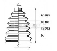 BCB6122 BORG and BECK - купить в магазине запчастей по Украине