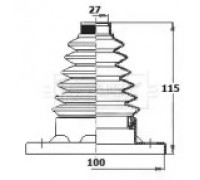 BCB6134 BORG and BECK - купить в магазине запчастей по Украине