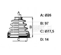 BCB6158 BORG and BECK - купить в магазине запчастей по Украине