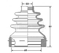 BCB6187 BORG and BECK - купить в магазине запчастей по Украине