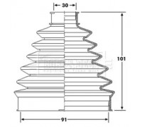 BCB6194 BORG and BECK - купить в магазине запчастей по Украине
