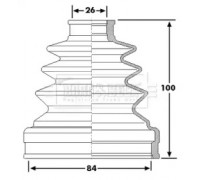 BCB6224 BORG and BECK - купить в магазине запчастей по Украине