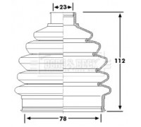 BCB6251 BORG and BECK - купить в магазине запчастей по Украине