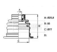 BCB6327 BORG and BECK - купить в магазине запчастей по Украине