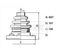 BCB6362 BORG and BECK - купить в магазине запчастей по Украине