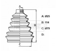 BCB6375 BORG and BECK - купить в магазине запчастей по Украине