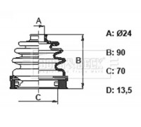 BCB6401 BORG and BECK - купить в магазине запчастей по Украине