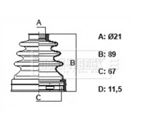 BCB6402 BORG and BECK - купить в магазине запчастей по Украине