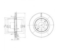 Тормозной диск DELPHI BG2387C BG2387C DELPHI - купить в магазине запчастей по Украине