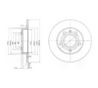 Тормозной диск DELPHI BG2753 BG2753 DELPHI - купить в магазине запчастей по Украине