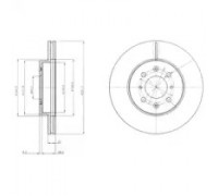 Тормозной диск DELPHI BG2759C BG2759C DELPHI - купить в магазине запчастей по Украине