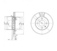 Тормозной диск DELPHI BG2982 BG2982 DELPHI - купить в магазине запчастей по Украине
