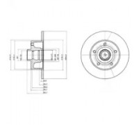 Тормозной диск DELPHI BG3030C BG3030C DELPHI - купить в магазине запчастей по Украине