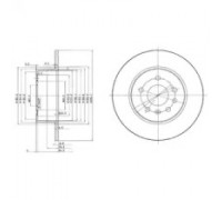 Тормозной диск DELPHI BG3274C BG3274C DELPHI - купить в магазине запчастей по Украине
