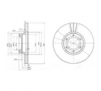 Тормозной диск DELPHI BG3553 BG3553 DELPHI - купить в магазине запчастей по Украине
