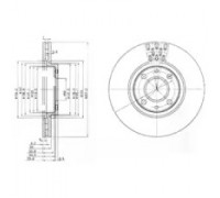 Тормозной диск DELPHI BG3574 BG3574 DELPHI - купить в магазине запчастей по Украине