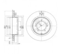 Тормозной диск DELPHI BG3811 BG3811 DELPHI - купить в магазине запчастей по Украине