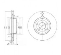 Тормозной диск DELPHI BG3838C BG3838C DELPHI - купить в магазине запчастей по Украине