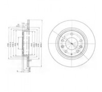 Тормозной диск DELPHI BG3875C BG3875C DELPHI - купить в магазине запчастей по Украине