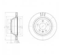 Тормозной диск DELPHI BG3894 BG3894 DELPHI - купить в магазине запчастей по Украине