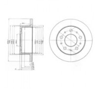Тормозной диск DELPHI BG3923 BG3923 DELPHI - купить в магазине запчастей по Украине