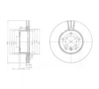 Тормозной диск DELPHI BG3998C BG3998C DELPHI - купить в магазине запчастей по Украине