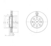Тормозной диск DELPHI BG4004C BG4004C DELPHI - купить в магазине запчастей по Украине