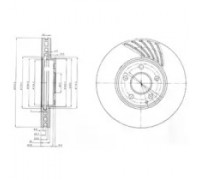 Тормозной диск DELPHI BG4029 BG4029 DELPHI - купить в магазине запчастей по Украине