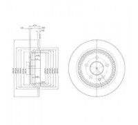 Тормозной диск DELPHI BG4063 BG4063 DELPHI - купить в магазине запчастей по Украине