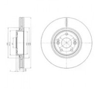 Тормозной диск DELPHI BG4167 BG4167 DELPHI - купить в магазине запчастей по Украине