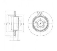 Тормозной диск DELPHI BG4226C BG4226C DELPHI - купить в магазине запчастей по Украине