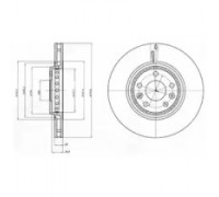 Тормозной диск DELPHI BG4266 BG4266 DELPHI - купить в магазине запчастей по Украине