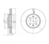 Тормозной диск DELPHI BG4536C BG4536C DELPHI - купить в магазине запчастей по Украине