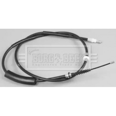 Трос, стояночная тормозная система BKB2457 BORG and BECK - купить в магазине запчастей по Украине