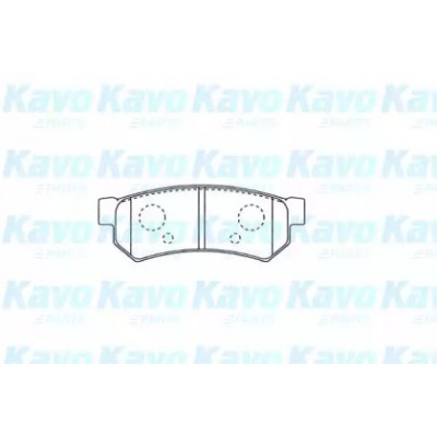 Комплект тормозных колодок, дисковый тормоз BP1019 KAVO PARTS - купить в магазине запчастей по Украине