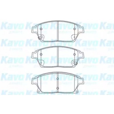 Комплект тормозных колодок, дисковый тормоз BP1020 KAVO PARTS - купить в магазине запчастей по Украине