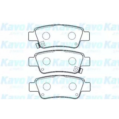 Комплект тормозных колодок, дисковый тормоз BP2055 KAVO PARTS - купить в магазине запчастей по Украине