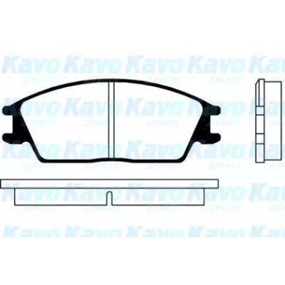 Комплект тормозных колодок, дисковый тормоз BP3001 KAVO PARTS - купить в магазине запчастей по Украине