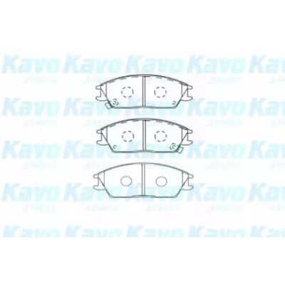 Комплект тормозных колодок, дисковый тормоз BP3004 KAVO PARTS - купить в магазине запчастей по Украине
