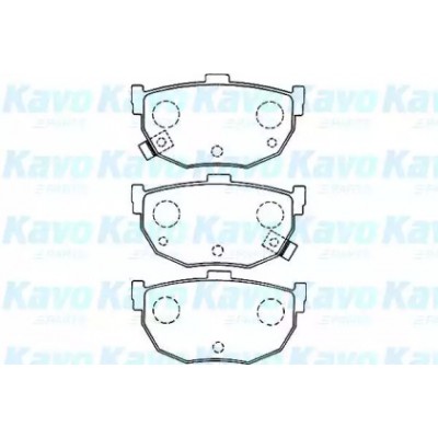 Комплект тормозных колодок, дисковый тормоз BP3017 KAVO PARTS - купить в магазине запчастей по Украине
