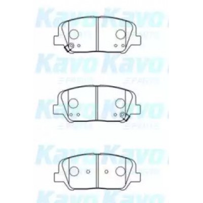 Комплект тормозных колодок, дисковый тормоз BP3049 KAVO PARTS - купить в магазине запчастей по Украине