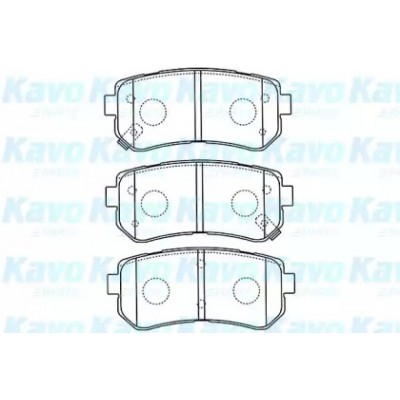 Комплект тормозных колодок, дисковый тормоз BP4018 KAVO PARTS - купить в магазине запчастей по Украине