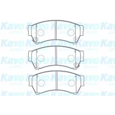 Комплект тормозных колодок, дисковый тормоз BP4572 KAVO PARTS - купить в магазине запчастей по Украине