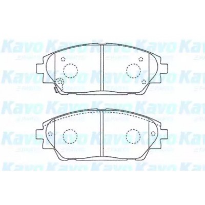 Комплект тормозных колодок, дисковый тормоз BP4584 KAVO PARTS - купить в магазине запчастей по Украине