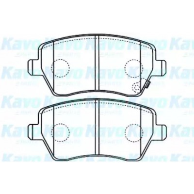 Комплект тормозных колодок, дисковый тормоз BP8526 KAVO PARTS - купить в магазине запчастей по Украине